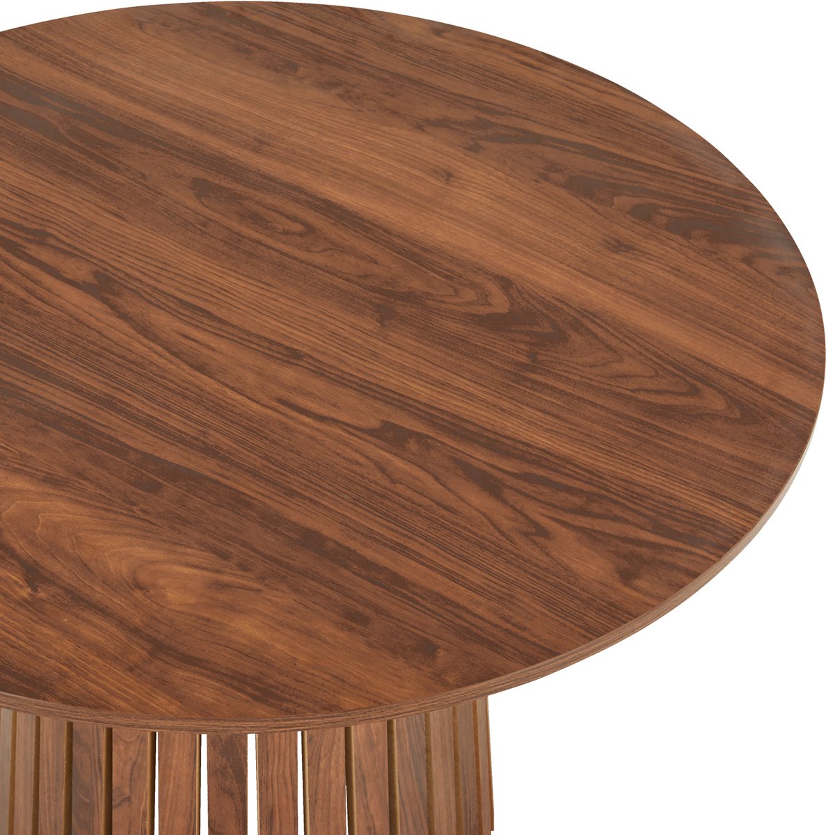 LIV 110cm ronde eettafel in donker hout