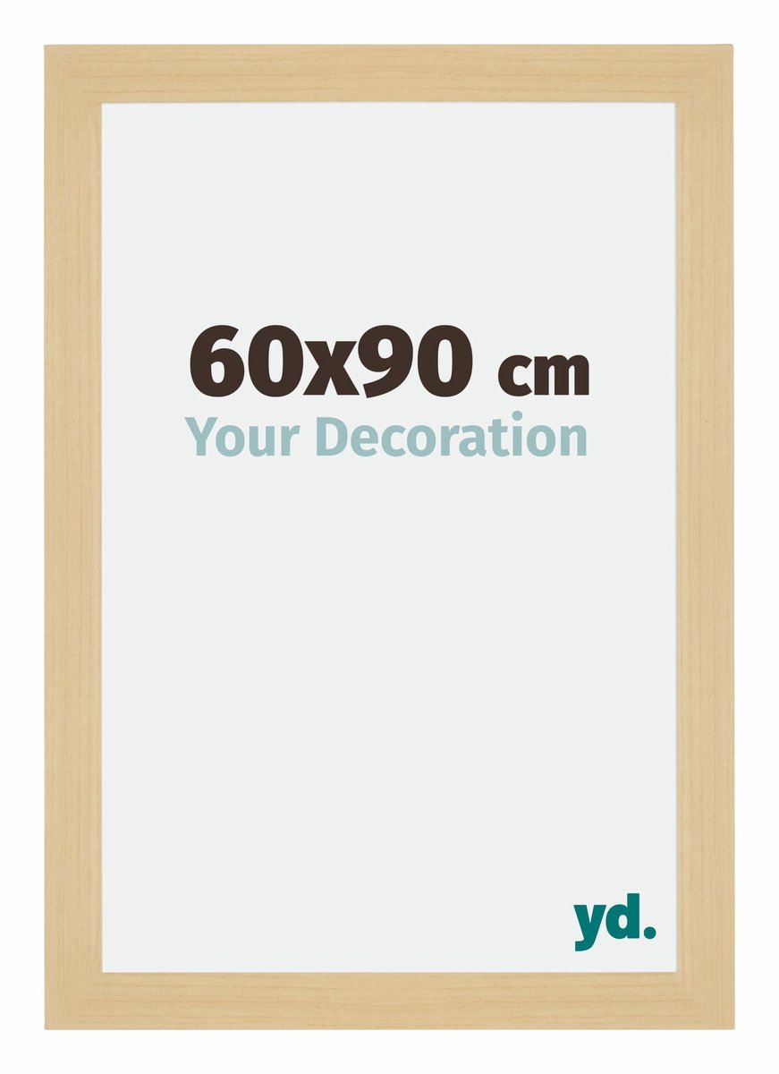 Your Decoration - Fotolijst 60x90 cm - MDF - Ahorn Decor - Mura