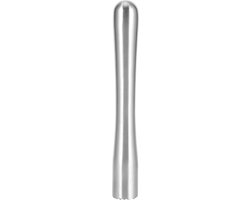Cocktailmuddle - IJscrusher - Cocktailmuddle van roestvrij staal - Cocktailaccessoire voor heerlijke cocktails - Dranken en sappen - 22,5 cm