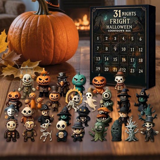 Halloween adventskalender 2023 overzicht- tel af tot Halloween