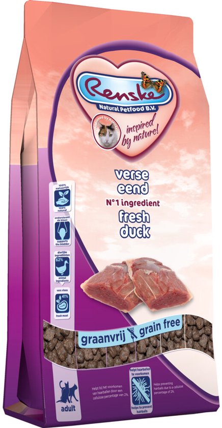 Renske Super Premium Adult Maxi Kattenvoer Oceaanvis & Zalm - 8 x 400 gr - Voordeelverpakking