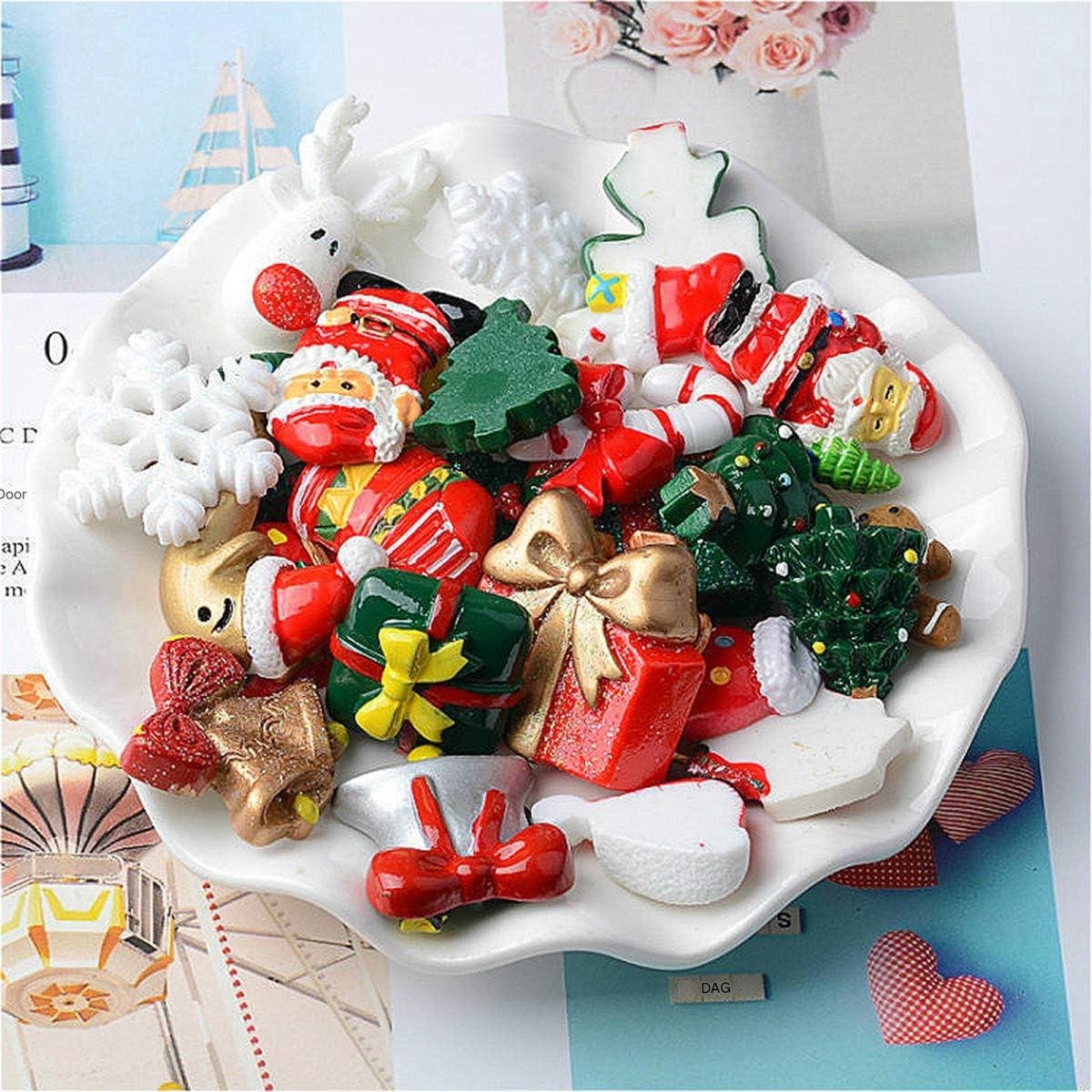 Kerstminiatuurfiguren, mini kerstman handwerk hars tafelblad figuren ornament, huizen tuin kerstboom decoratie, speelgoed voor kinderen