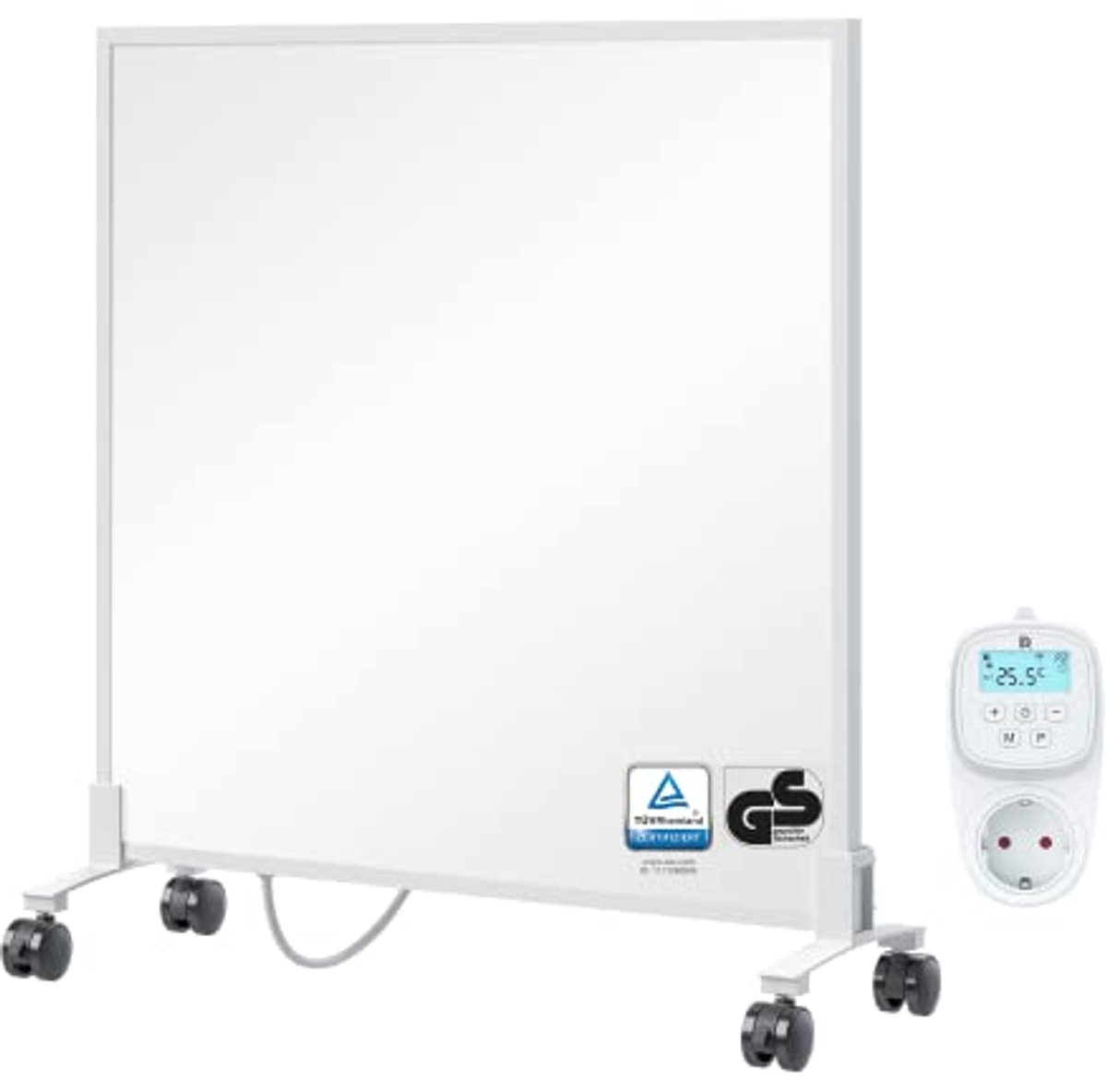 Infraroodverwarming 300 Watt - Mobiel, Energiebesparend en Smart Thermostaat