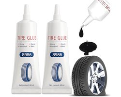 Bandenlijm en bandenreparatieset voor auto, motor en fiets