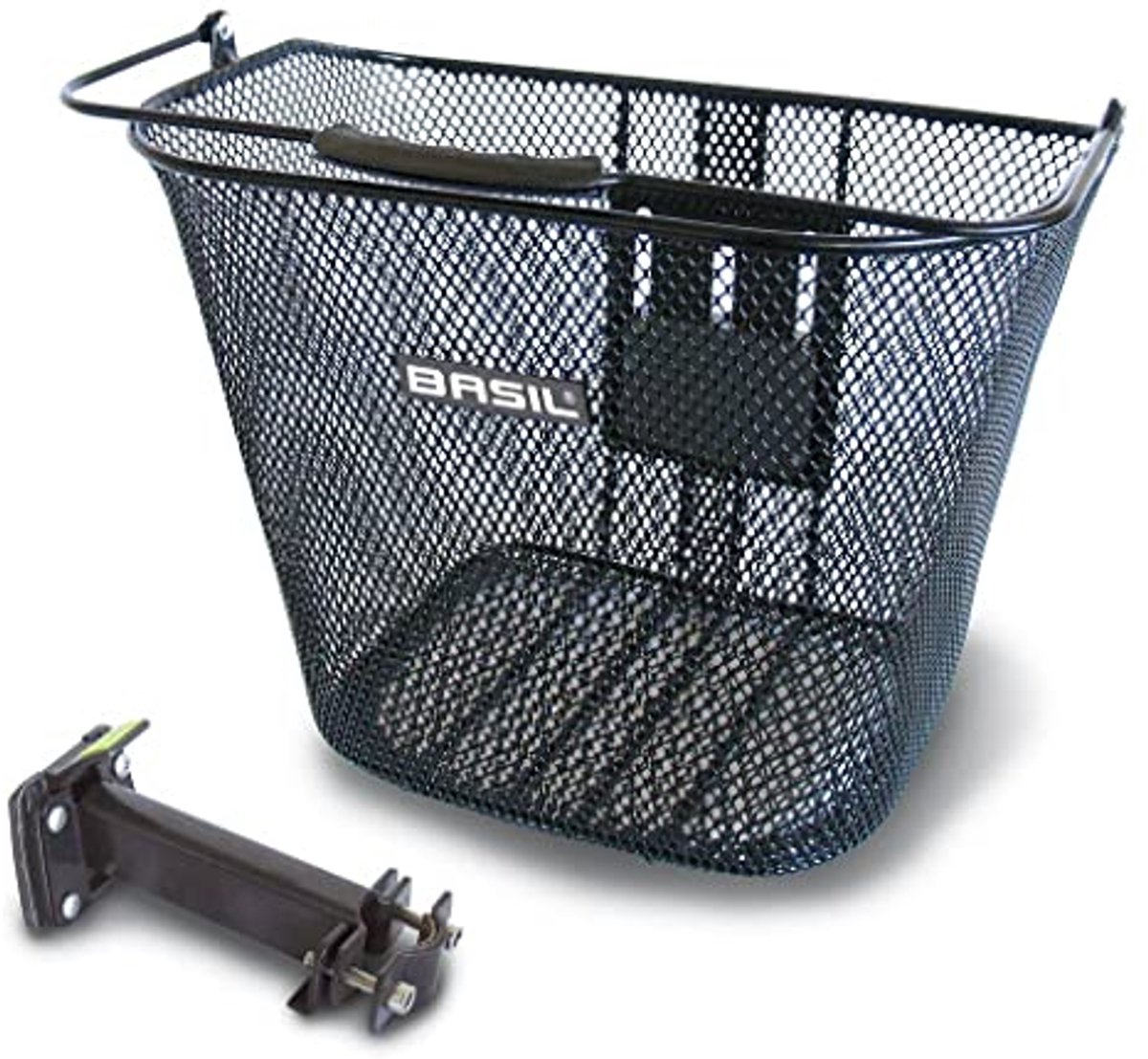 Fietsmand - Voormand - Fietsen - Met baseasy ondersteuning - 30x27x25 cm - Zwart