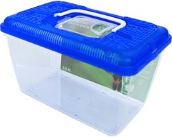 Penn Plax Fauna Box met Blauwe Deksel 3,8 liter