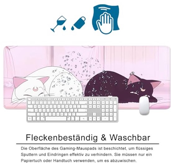 Grote Roze Gaming Muismat - XL Bureaumat voor Professionele Gamers — afbeelding 2