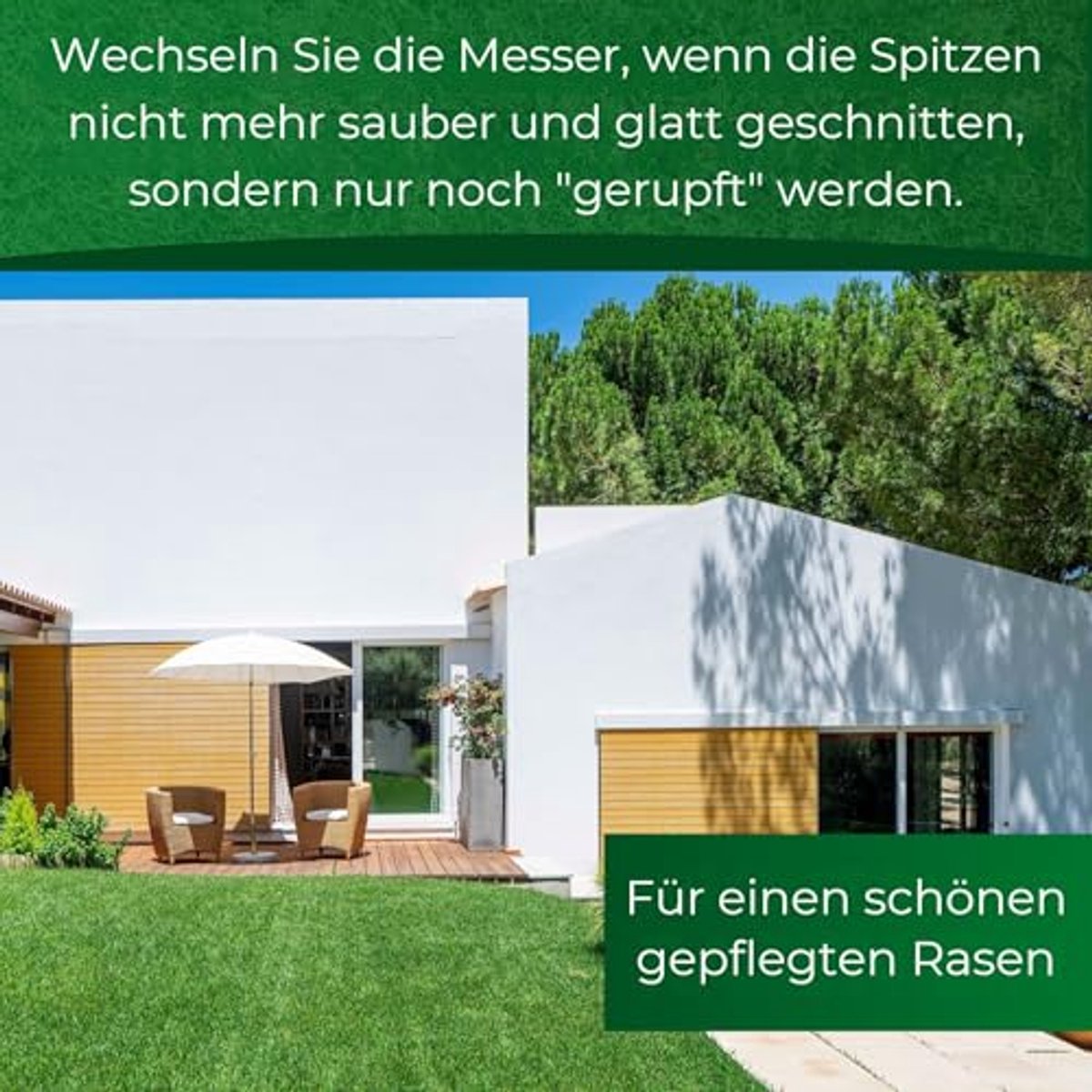 Roestvrijstalen Vervangingsmessen Robotmaaiers Breukvast 5st - afbeelding 2