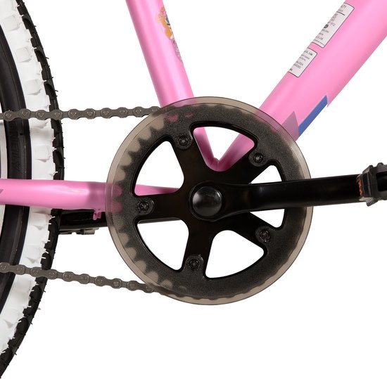 JOYSTAR Lubbock 24" Kinder Hardtail Mountainbike - 1 versnelling - V-brake - Witte noppenbanden - Roze - Geschikt voor buitenactiviteiten in de lente van JOYSTAR — afbeelding 5