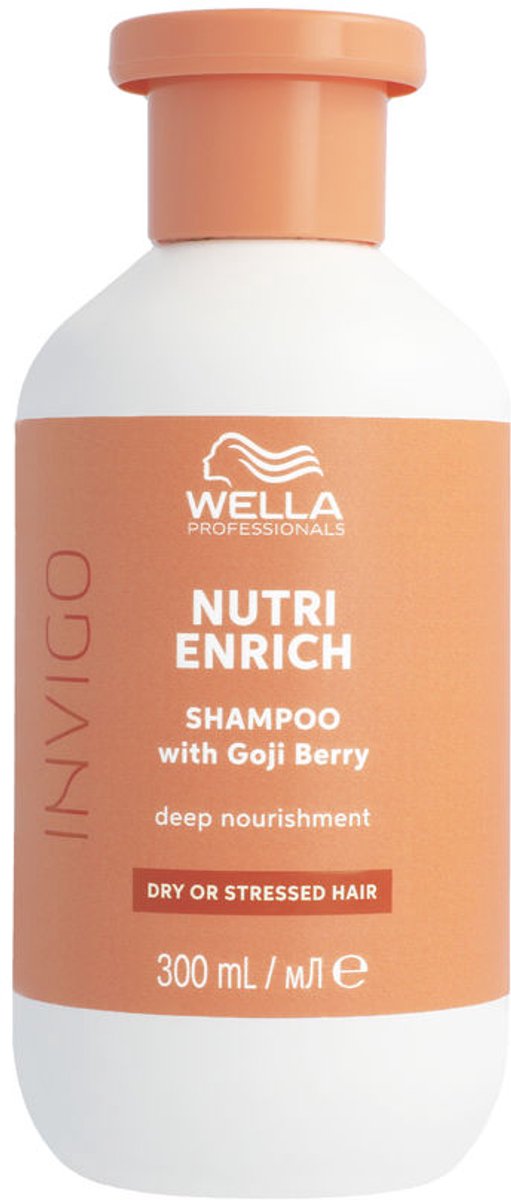 Wella Professionals Invigo Nutri Enrich Shampoo Droog Haar 300ml - Normale shampoo vrouwen - Voor Alle haartypes