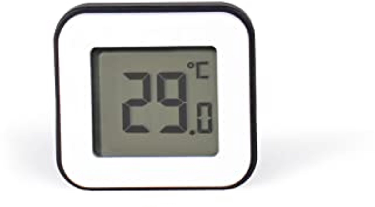 Digitale thermometer en binnenhygrometer met weerfunctie en magneet