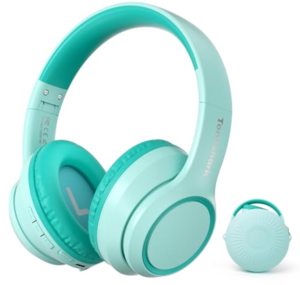 Kinderkoptelefoon met Actieve Geluidsonderdrukking - Draadloze Bluetooth Over-Ear met Microfoon en Opbergcase