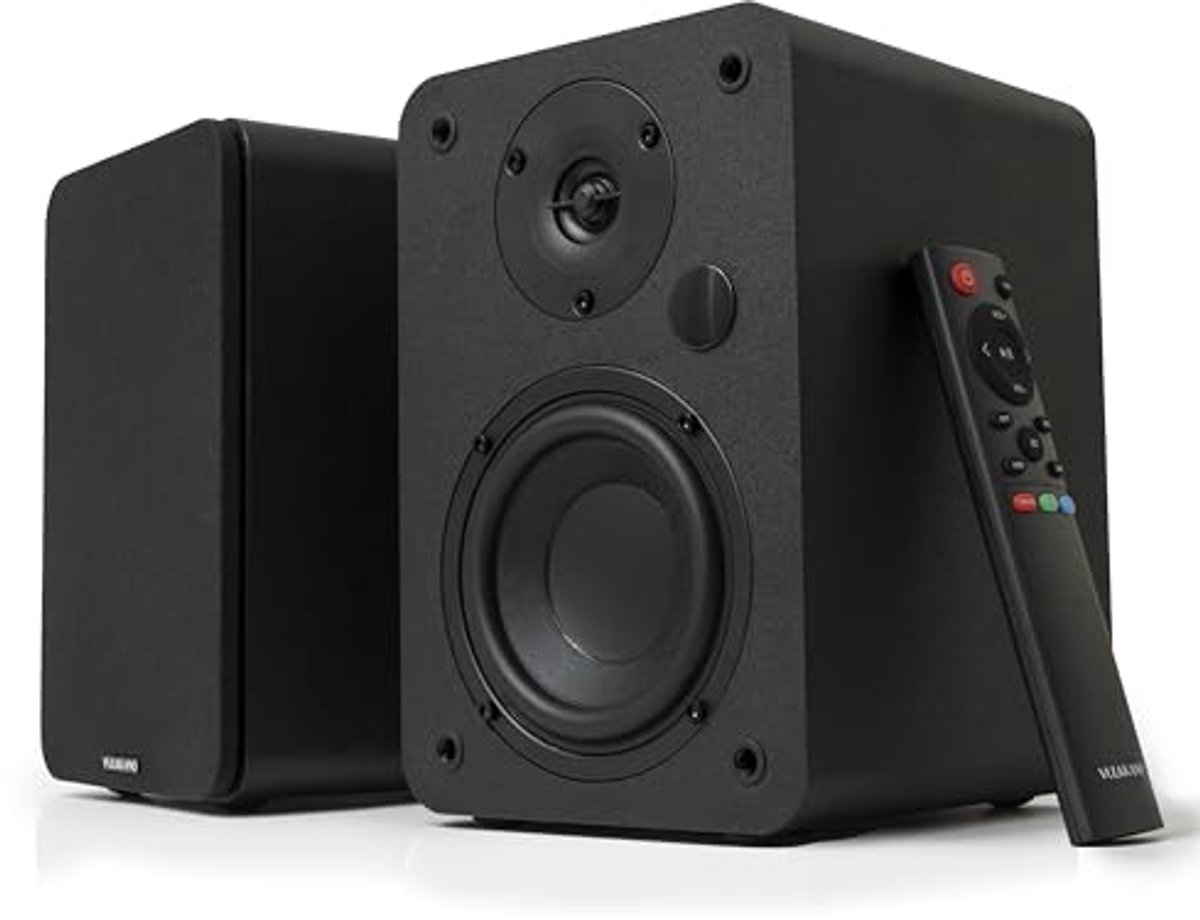 Actieve Bluetooth ARC Luidsprekers met subwoofer-uitgang en 4 inch Woofers - Hoeveelzijdige geluidsoplossing voor thuis