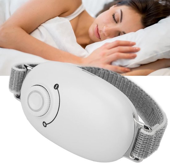 Slaapmonitor - Draagbaar Slaap- en Ontspanningsapparaat - Slaapmiddel - Microcurrent Anti-Stress Handheld - Met 5 Modi, Timer & Type-C Opladen - Wit van Flowmattress — afbeelding 5