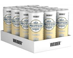 Weider Milk Protein Shake (12x250ml) Vanilla - Eiwitten - Eiwit RTD