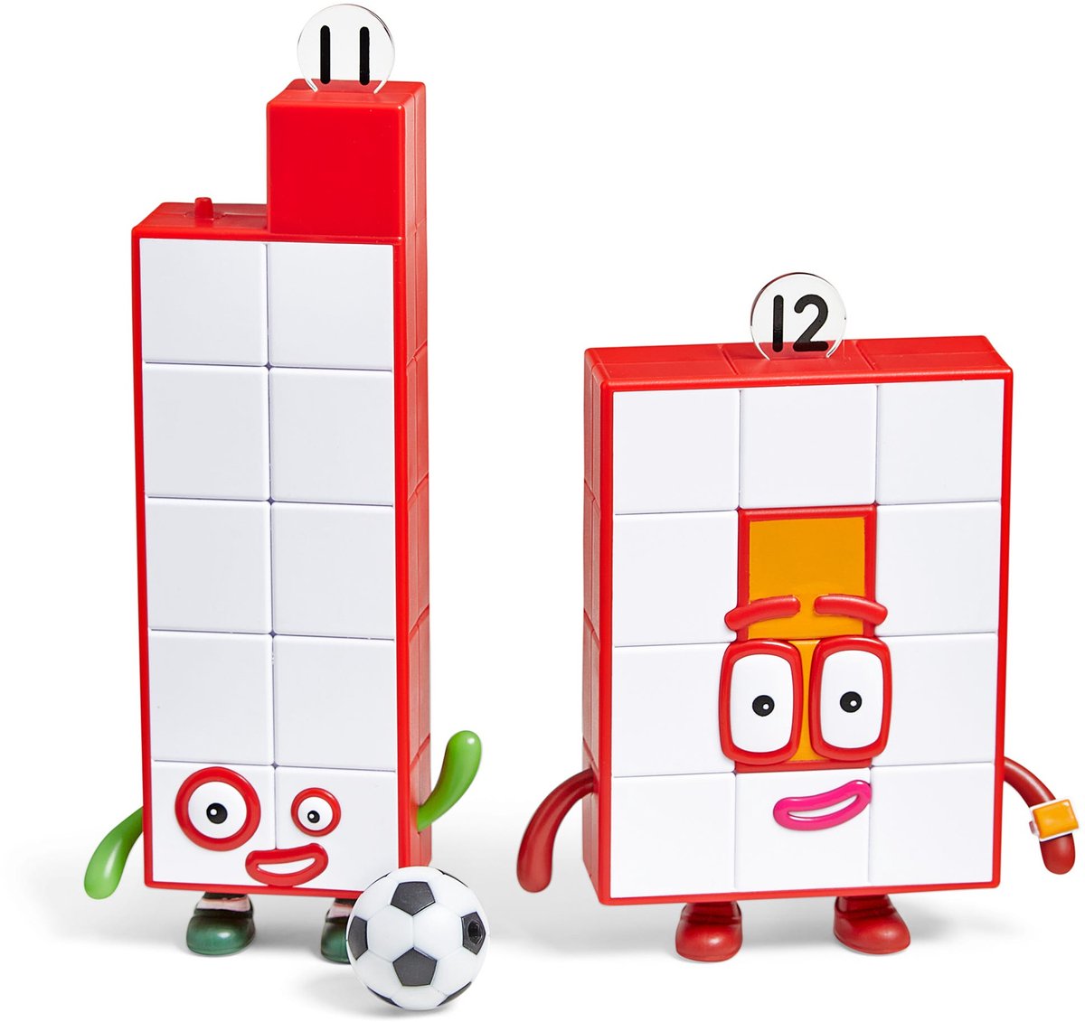 Learning Resources Primary Science - Educatief Speelset - Blokken 11 en 12 - Witte Kleur - Inclusief Voetbal - 3+