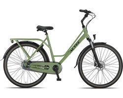 Altec Damesfiets Omega 28 Inch 50 cm Dames 7V Hydraulische schijfrem Groen