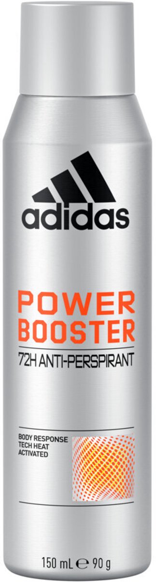 Adidas Deodorant Power Booster - 3 x 150 ml - Voordeelverpakking