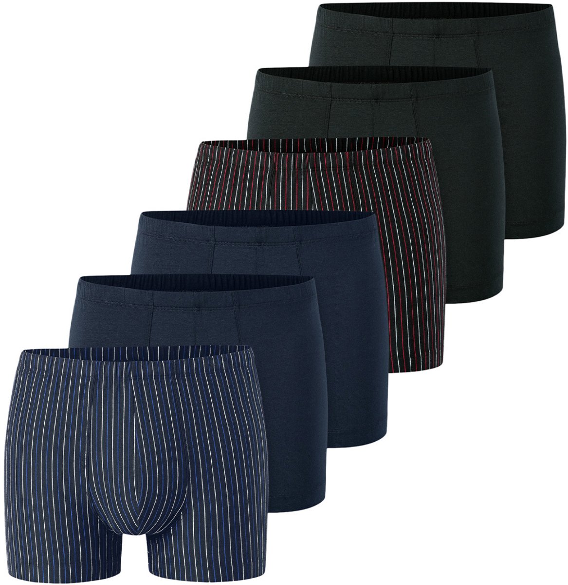 Schiesser Heren retro short / pant 6 pack 95/5 Essentials