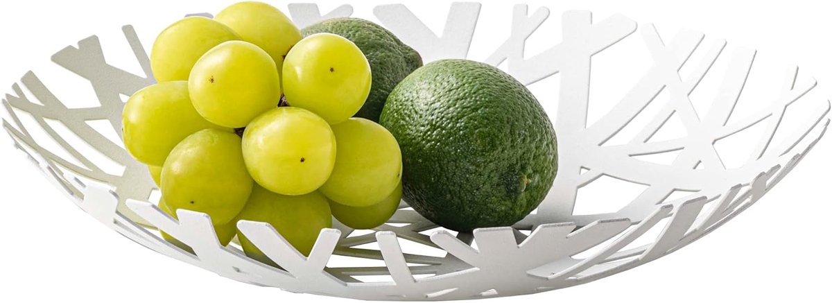 Onderste fruitschaal - Modern design - Wit