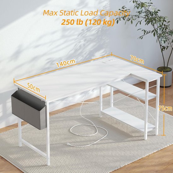 Lyreh 2st L-Vormige Elleboogbeschermers, 29x10cm Zacht en Comfortabel Schuimrubber Bureau Elleboogkussen met Antislip PU-Basis voor Kantoor Thuis Tafelrand(Zwart