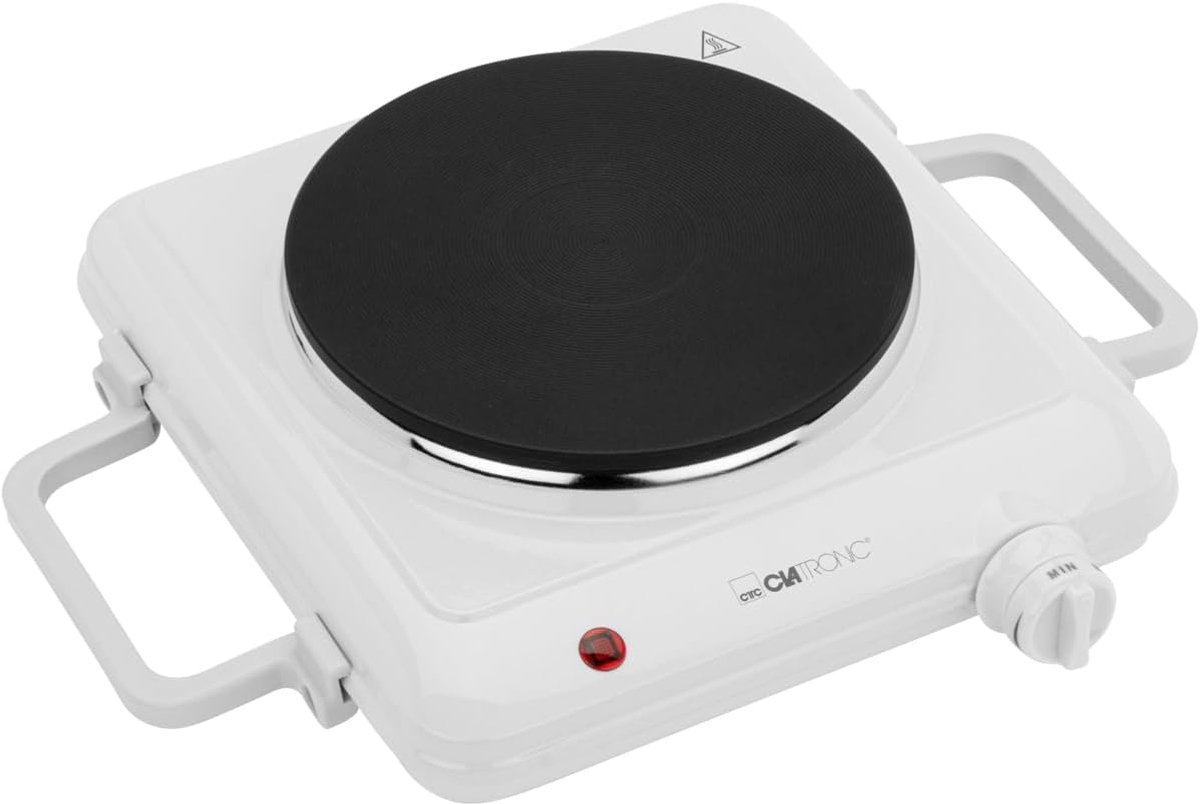 Kookplaat voor Camping en Keuken met Traploze Thermostaat - 1500W