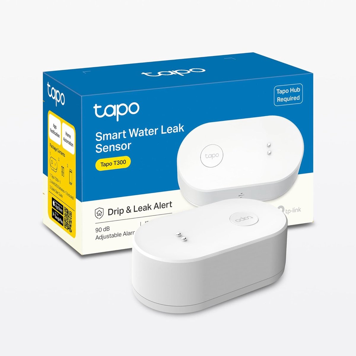 Slimme Waterlekdetector met App-Meldingen en 90 dB Alarm - IP67 Waterdicht