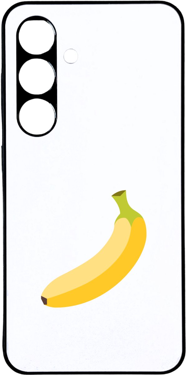 Hacebo® - Bananen telefoonhoesje - Fruitschaal - fruit liefhebbers - telefoonhoesjes - Banaan - vrucht - gezond eten - hoesje geschikt voor Samsung Galaxy S24