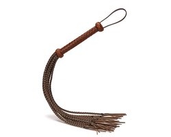 Liebe Seele - The Equestrian Leather Cat O' Nine Tails Flogger - Leren Flogger