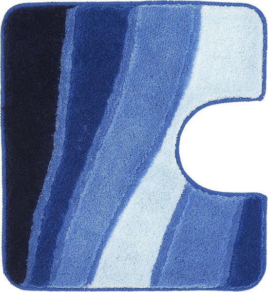 Meusch toiletmat Ocean rood 55 x 50 cm, granaat