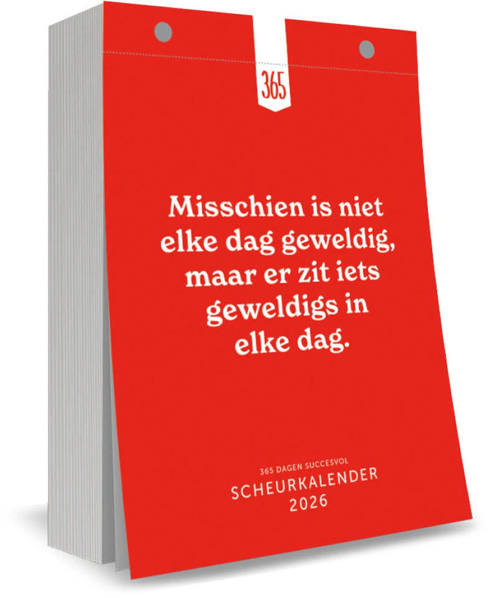 Demotiverende scheurkalender 365 dagen - demotivatie elke dag - cadeau voor collega's, kantoordecoratie (zwart-scheurkalender, A6