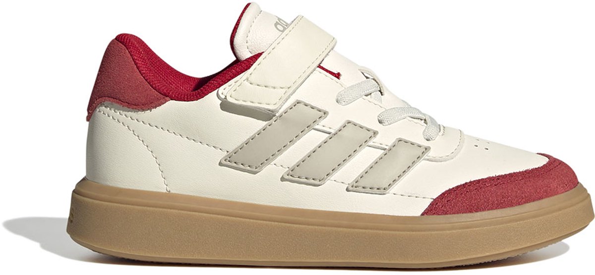 Adidas Courtblock Off White / Wonder Alumina / Better Scarlet