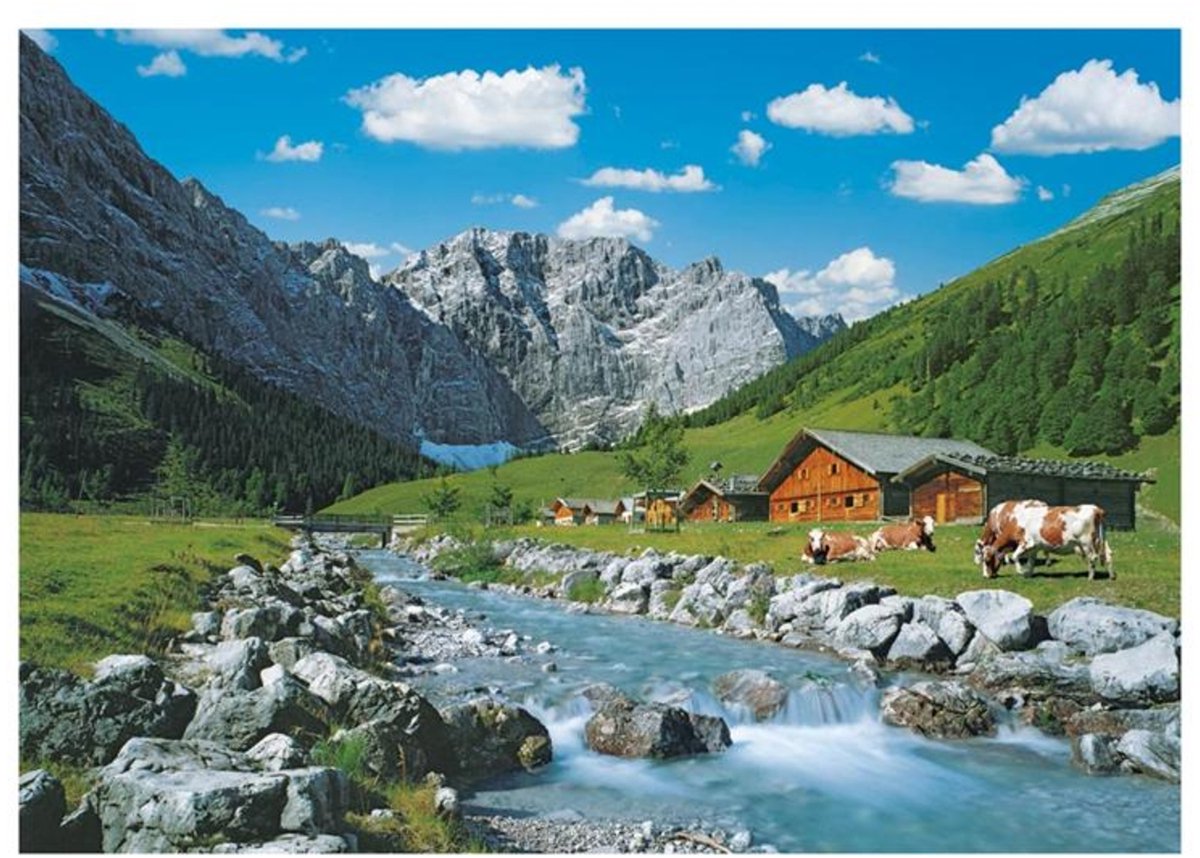 Ravensburger puzzel Karwendelgebergte, Oostenrijk - Legpuzzel - 1000 stukjes — afbeelding 2