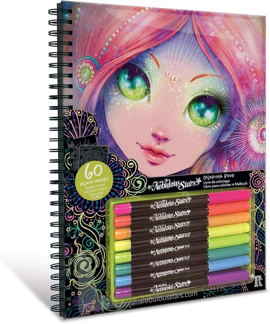 Large Coloring Book - Coralia - NEBULOUS STARS