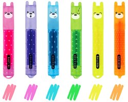 foto van Legami Teddy's Mood 6 Mini Neon Highlighter