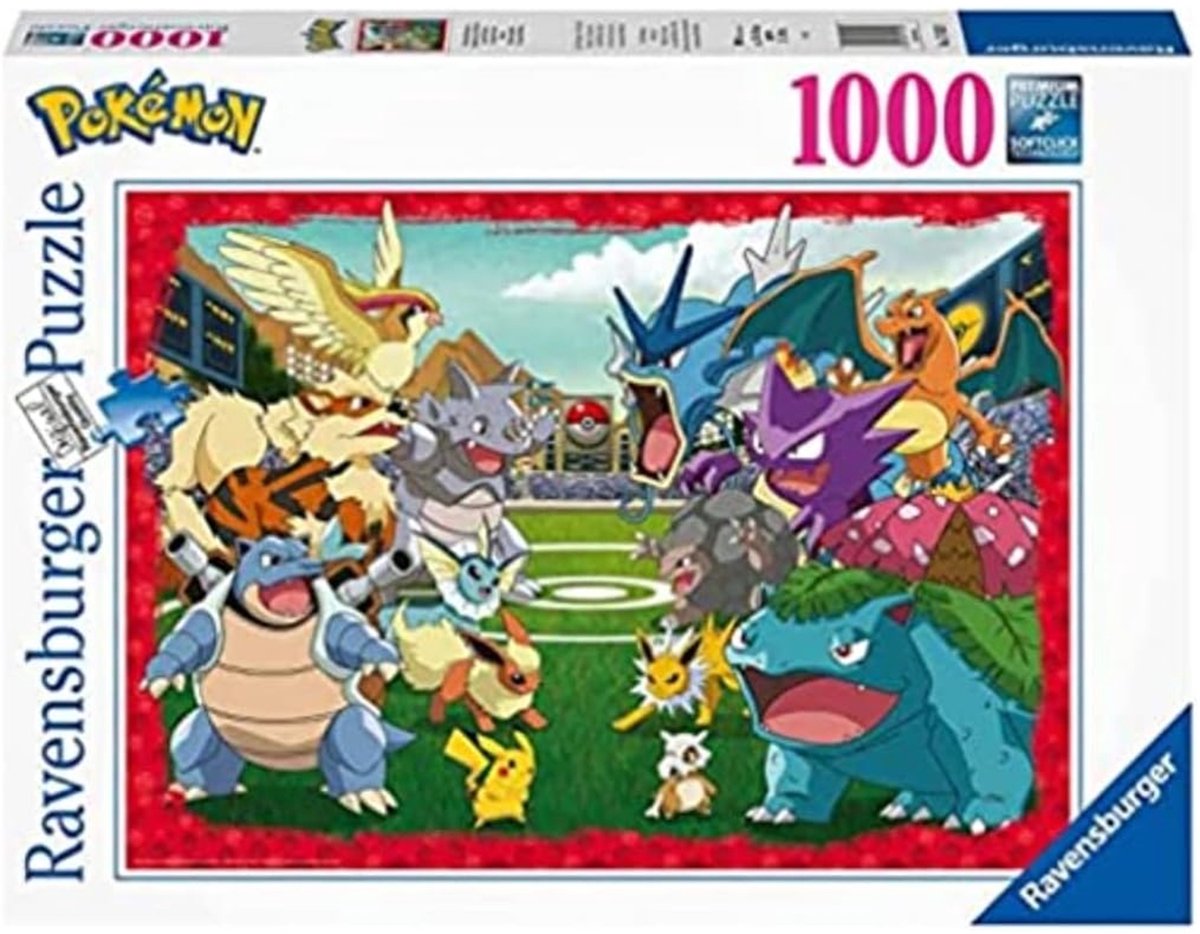 Ravensburger Puzzel Confrontatie tussen Pokémon - Legpuzzel - 1000 stukjes