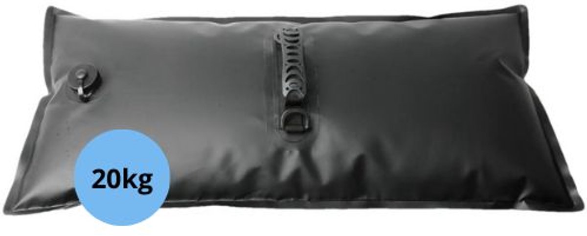 Watergewichtzak 20 kg – Verzwaringszak van PVC – Waterzak voor verzwaring - Géén zand nodig – Herbruikbaar & Waterdicht