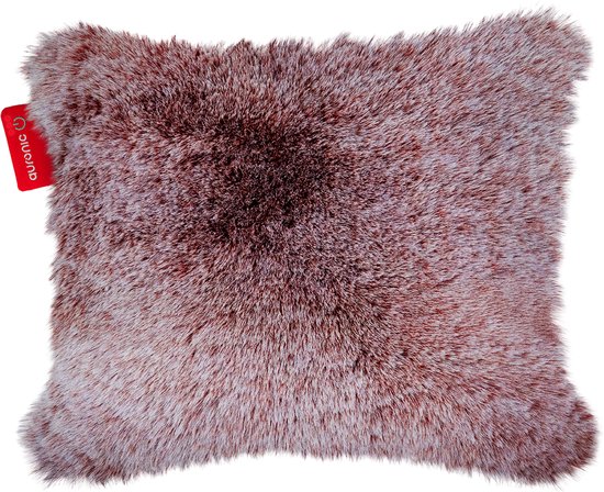 Auronic Warmtekussen - Teddy - 45x60 - Draadloos - Oplaadbaar - Elektrisch kussen - Infrarood - Roze