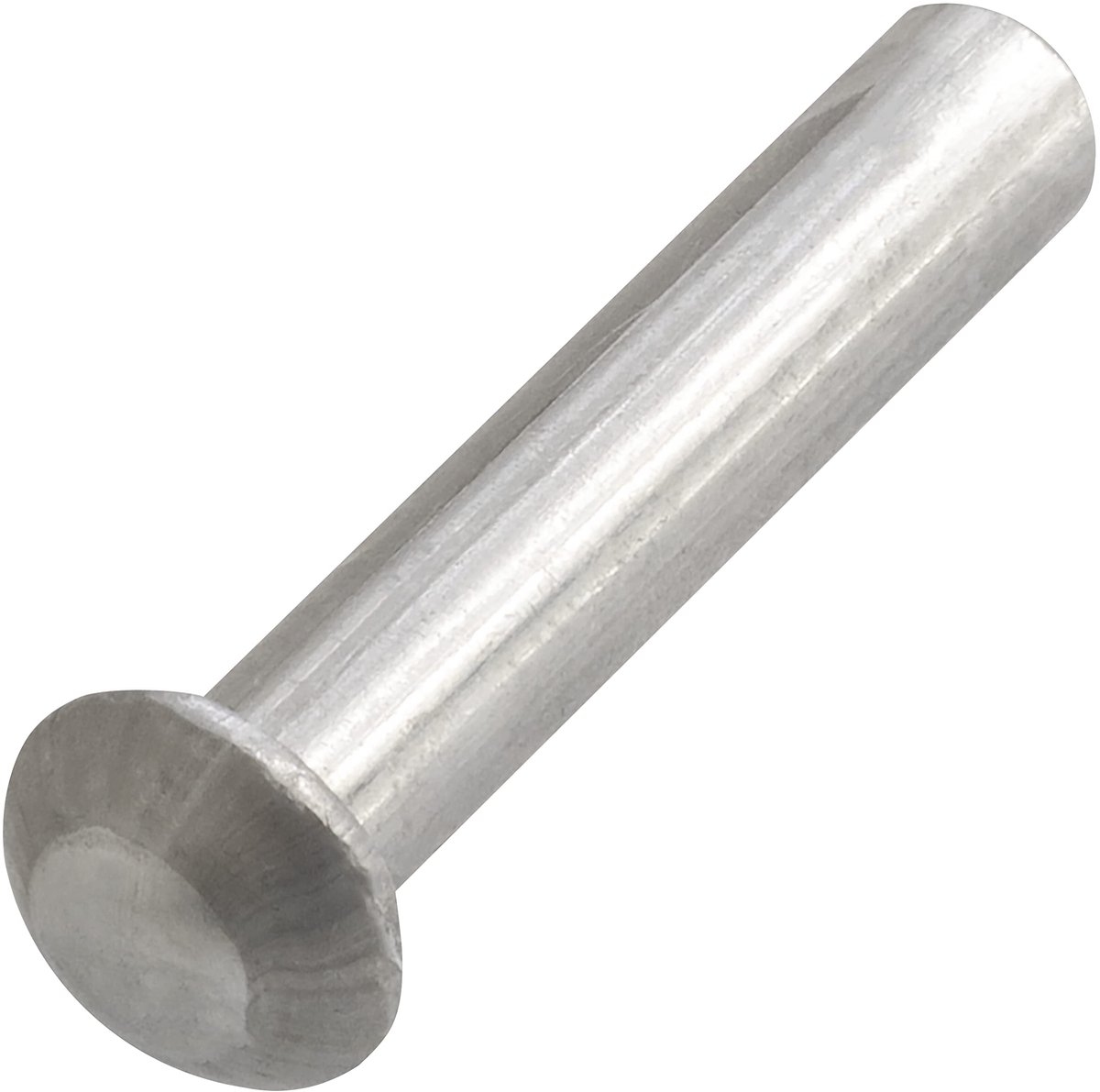 C62047 - Set van 5 Aluminium Rivetten Ã˜6x30mm met Holle Kop - DIN 660 - Zilver