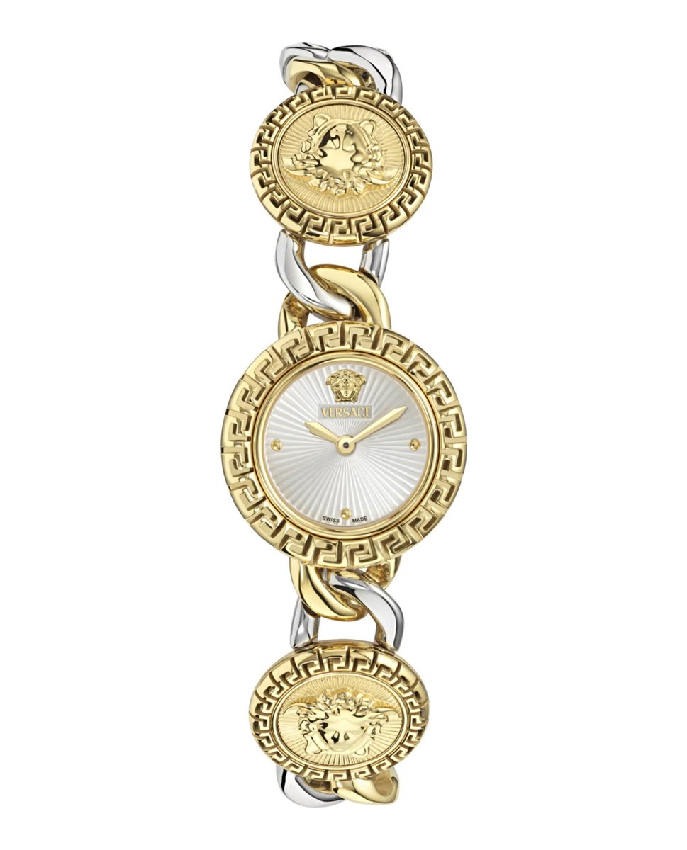 Versace La Greca Stud Icon VE0Q00325 Horloge - Staal - Multi - Ø 28 mm