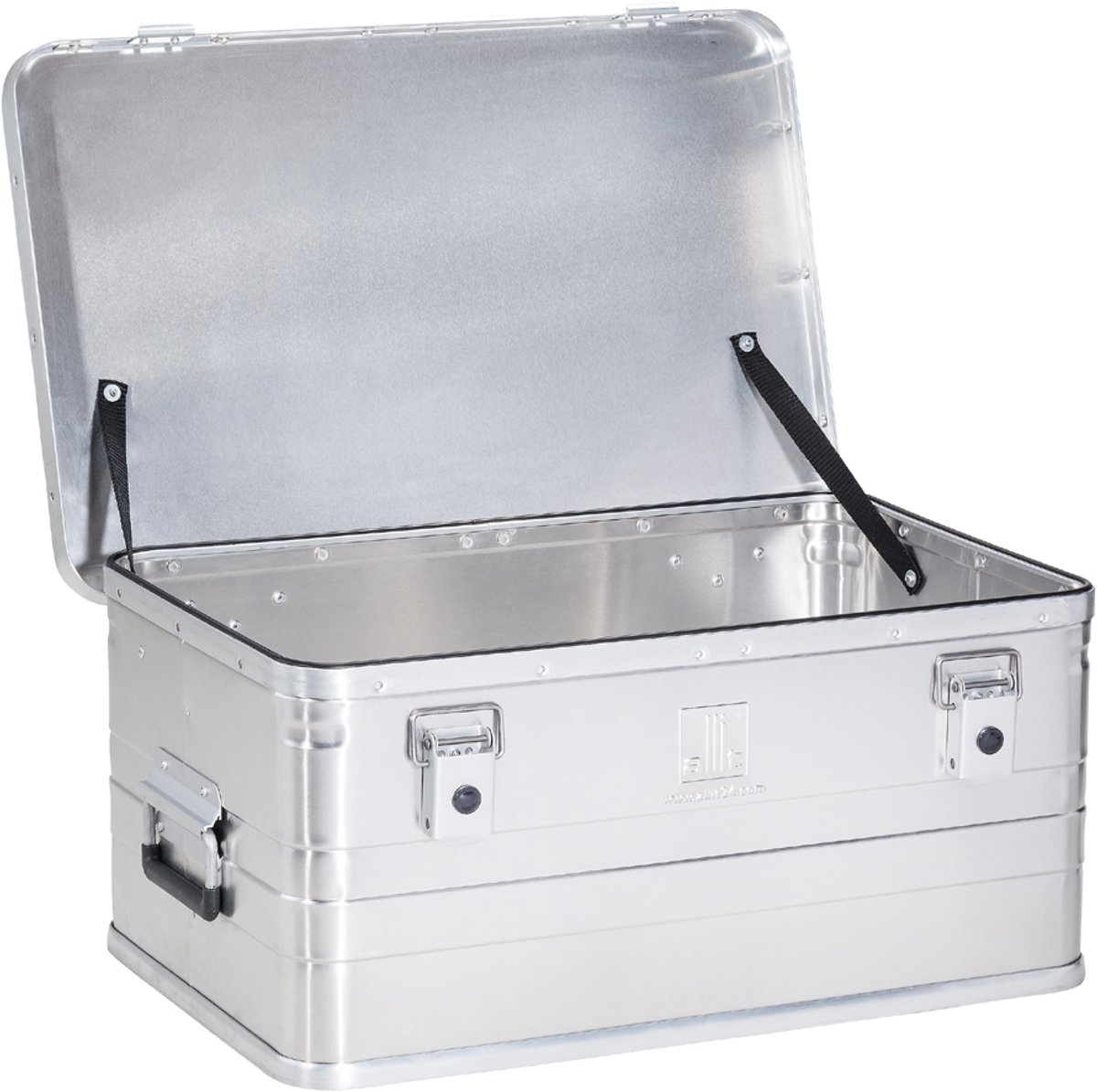 allit aluminium transportkoffer AluPlus Box S 47, zilver, 585×265×385 mm