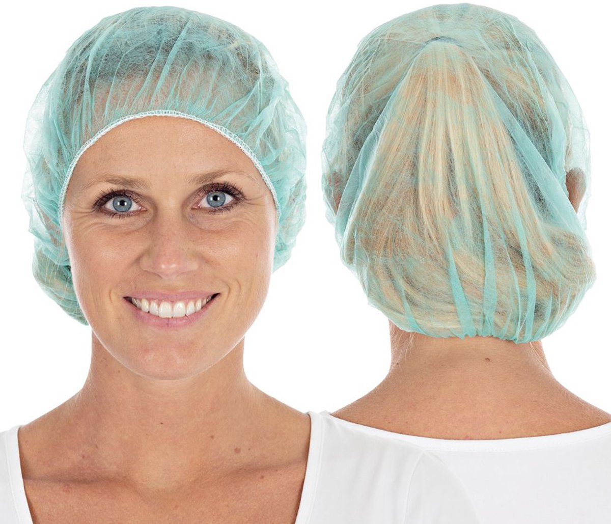 HYGONORM baret-haarnetje Bettina Light, 530 mm, groen