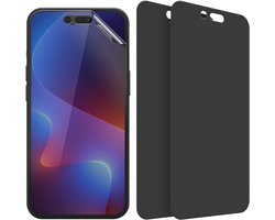 kwmobile 3x Beschermfolie voor Apple iPhone 16 Pro Max Folie – Schermbeschermer Privacy Screen Protector – Privacyfolie voor smartphones