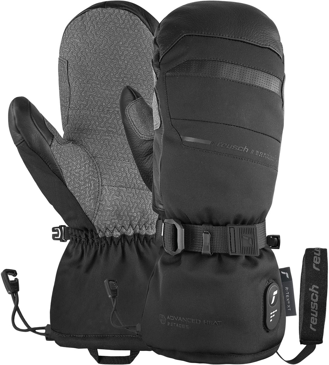 Reusch Fäustlinge Advanced Heat R-TEX® XT Mitten Zwart