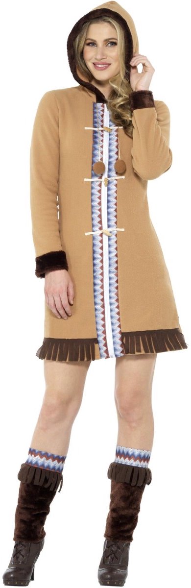 Smiffys - Arctic Lady Kostuum - M - Bruin