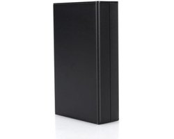 Zwarte Aluminium Projectbox - 80 x 50 x 20 mm voor Elektronische Projecten en Doe-Het-Zelf