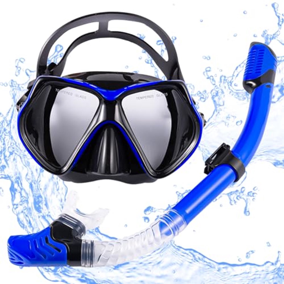Volgelaats Zwemmasker voor Snorkelen en Duiken - Snorkel Gear voor Volwassenen