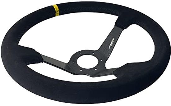Universeel Stuurwiel met Knop en Bevestigingsset voor Carrera, Zwart van Universeel — afbeelding 2