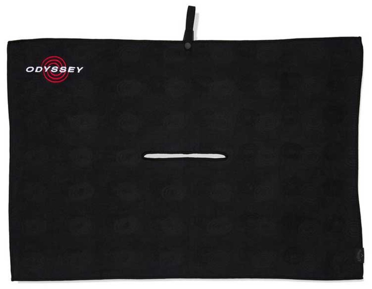 Odyssey Golf Odyssey Microfiber Handdoek Zwart