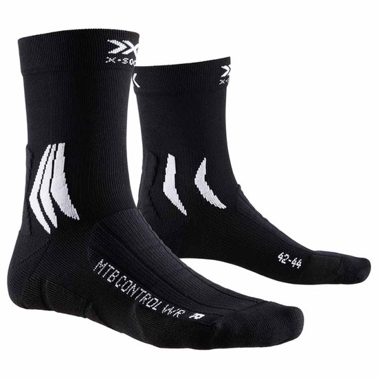 Chaussettes VTT X-socks Control Wr Zwart , Chaussettes EU 35-38, homme et femme